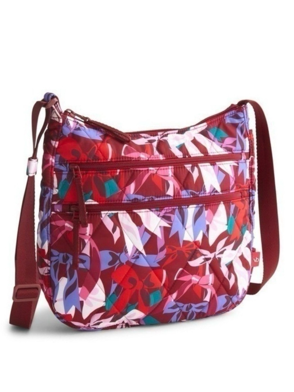 Vera Bradley Hipster Bow Show Coquette Girly Twee Romantic ‎ Crossbody Bag Bows